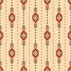 Geometric ethnic oriental ikat gypsy folk Mexican mexico indian tribal aztec Boho motif African American native seamless pattern traditional Design for background, carpet, wallpaper, clothing, textile