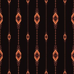 Geometric ethnic oriental ikat gypsy folk Mexican mexico indian tribal aztec Boho motif African American native seamless pattern traditional Design for background, carpet, wallpaper, clothing, textile