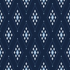 Geometric ethnic oriental ikat gypsy folk Mexican mexico indian tribal aztec Boho motif African American native seamless pattern traditional Design for background, carpet, wallpaper, clothing, textile