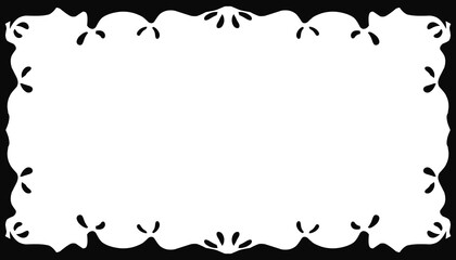 Abstract background with black frame