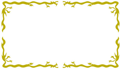 Abstract background with gradient yellow frame