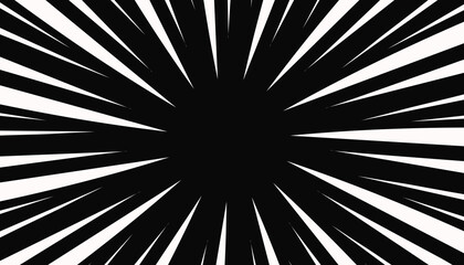 Black comic illustration background with white stripe. Perfect for wallpapers, banners, website backgrounds and more.
