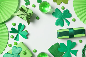 Concept of St. Patrick's Day, space for text