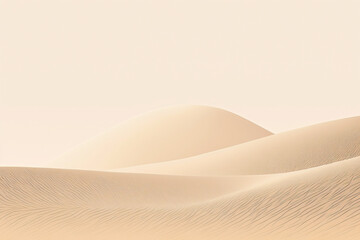 Peaceful Beige Sands Minimalism