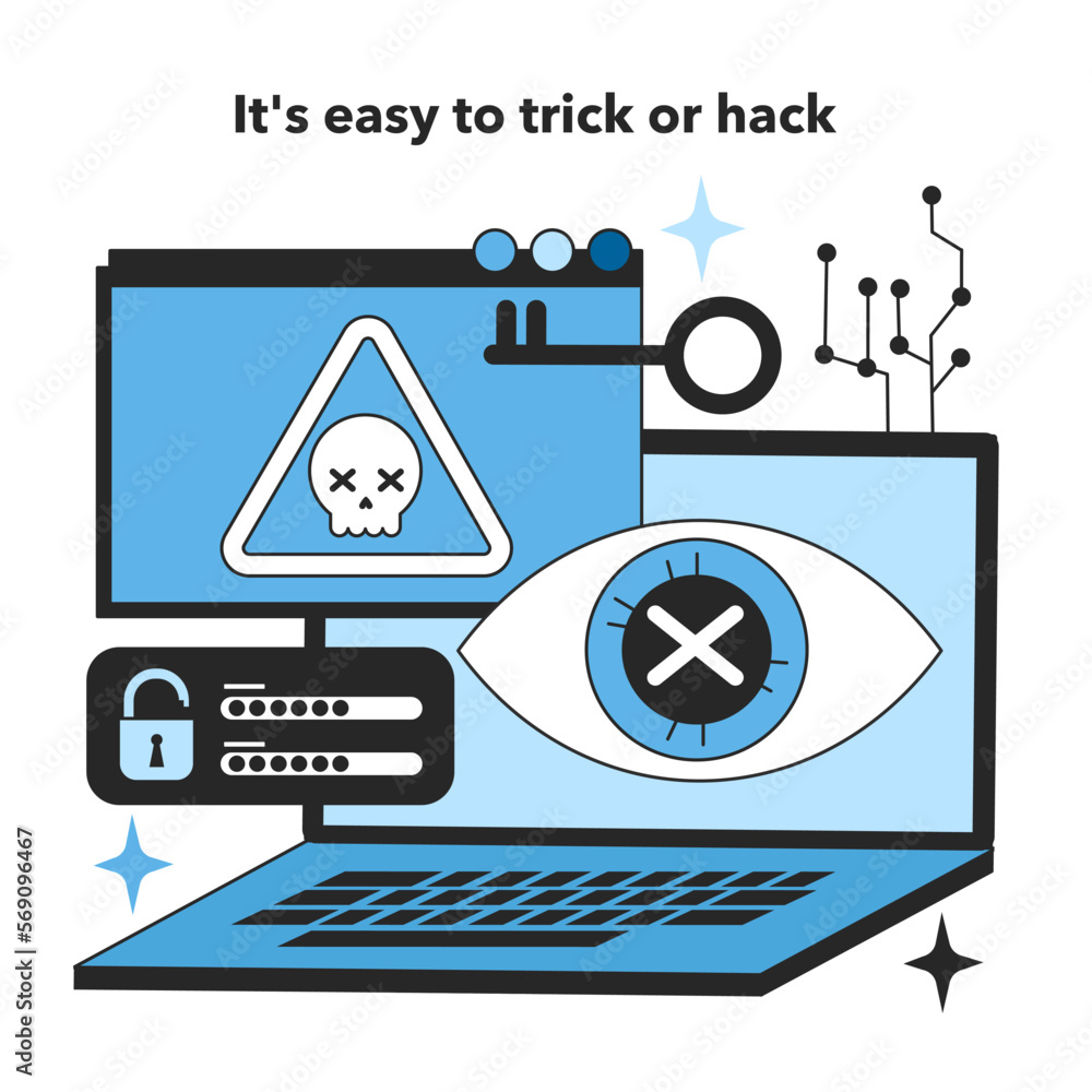 Poster it's easy to trick or hack. neural network implementation risk. self-learning