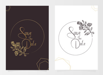 Elegant frame, background, floral wreath, circular monogram with hand drawn wild herbs and flowers. Vector vintage botanical illustration for invitation or wedding decor, logo, label, branding