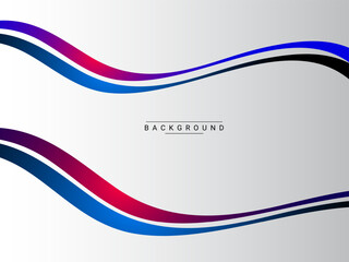 Abstract colorful flow wave design background