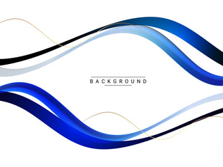 Abstract elegant modern color wave background