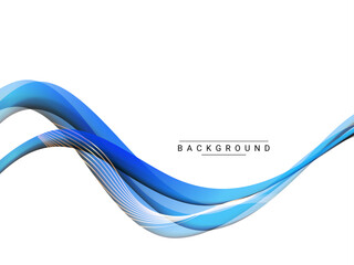 Abstract colorful flow wave design background
