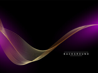 Abstract dark background geometry wave design