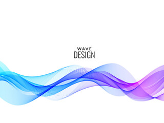 Abstract colorful flow wave design background