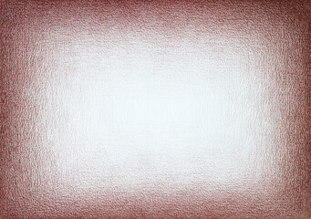 Hand drawn brown painted gradient frame on white paper texture background. Use Canson Fine Face Paper 100 Pounds A5 with Havanna Brown 45 Renaissance Artists' Coloured Pencil
