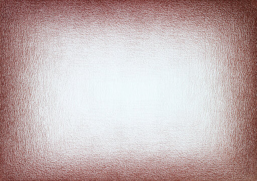 Hand drawn brown painted gradient frame on white paper texture background. Use Canson Fine Face Paper 100 Pounds A5 with Havanna Brown 45 Renaissance Artists' Coloured Pencil
