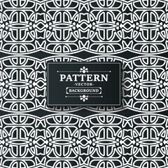 flat ornament line pattern design