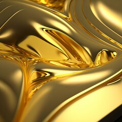 Detail illustration of gold. Gold texture.