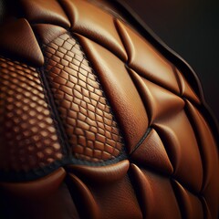 Obraz premium Leather illustration. Couch texture.