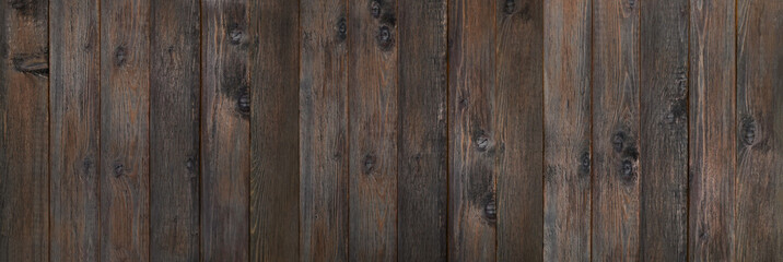 Obraz premium wooden banner boards. textured background of wooden panels.