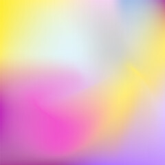 Colorful pastel gradient. Blurred abstract background. Smooth transitions of pink and yellow colors. Backdrop.