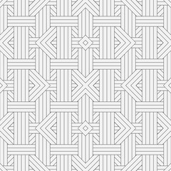 Abstract seamless pattern with geometric shapes.