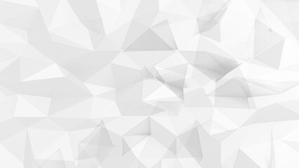 Abstract gray background low poly textured triangle shapes in random pattern design.