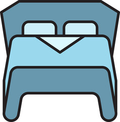 bed and mattress icon