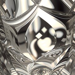 Glass illustration. Glass shards texture.