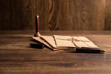 Paper mail and stamp