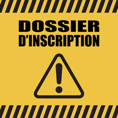 Logo dossier d'inscription.