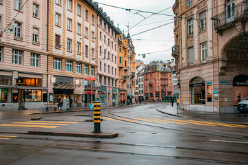 big street in the town