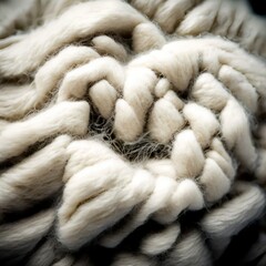 Wool illustration. Cotton texture.