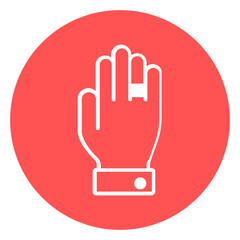 Finger ring Vector Icon

