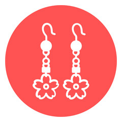 Flower earning Vector Icon

