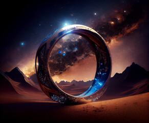 The Bedouin Ring  in space 
