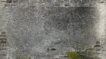 concrete wall with texture. 3d renders