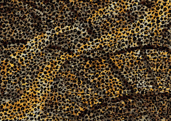 abstract animal skin pattern vector	
