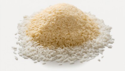  a pile of white rice on a white background with a white background and a white background   generative ai
