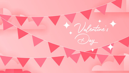 Modern valentine background vector design