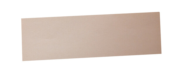 Paper piece on transparent background, png paper