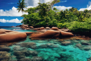 looking for treasure on the beach