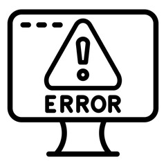 Vector Design Error Icon Style