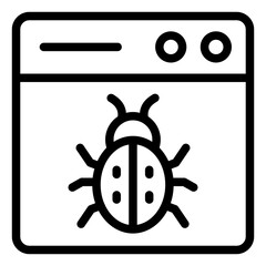 Vector Design Malware Icon Style