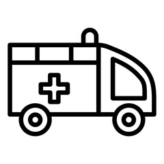 Vector Design Ambulance Icon Style