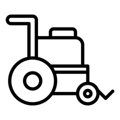 Vector Design Wheelchair Icon Style
