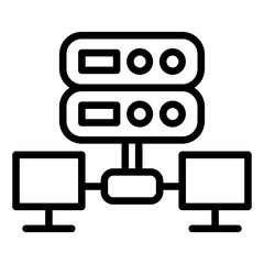 Vector Design Server Icon Style