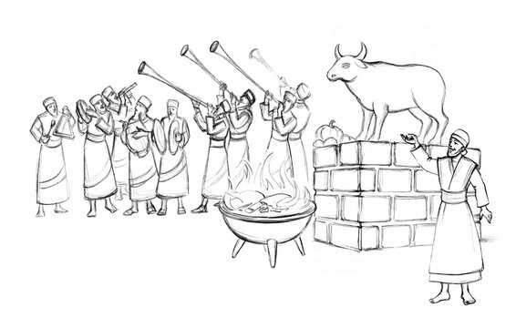 The Golden Calf Coloring Page - Home Design Ideas