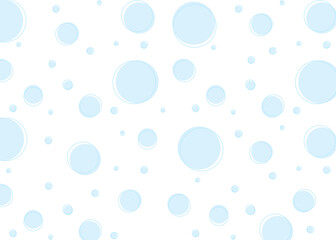 パステルカラーの泡イメージ　ブルー