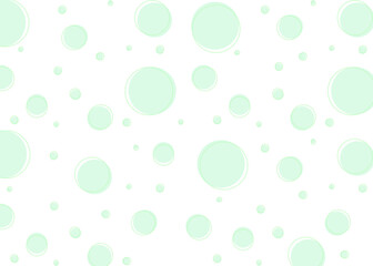 パステルカラーの泡イメージ　ミントグリーン