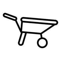 Vector Design Wheelbarrow Icon Style