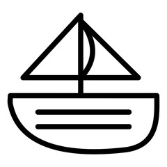 Vector Design Boat Icon Style