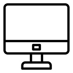 Vector Design Monitor Icon Style